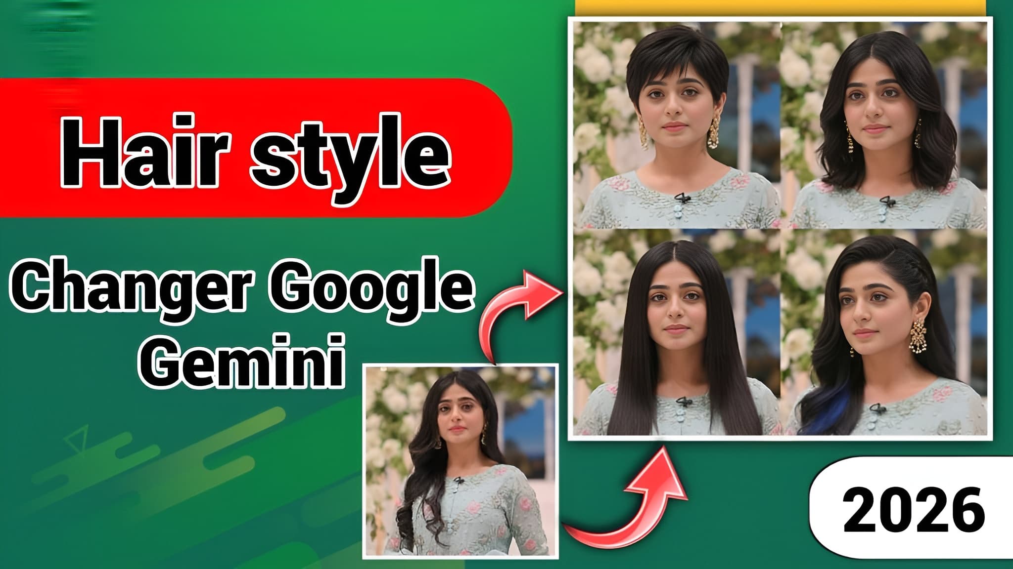 AI Hairstyle Changer Google Gemini - Realistic Virtual Haircut